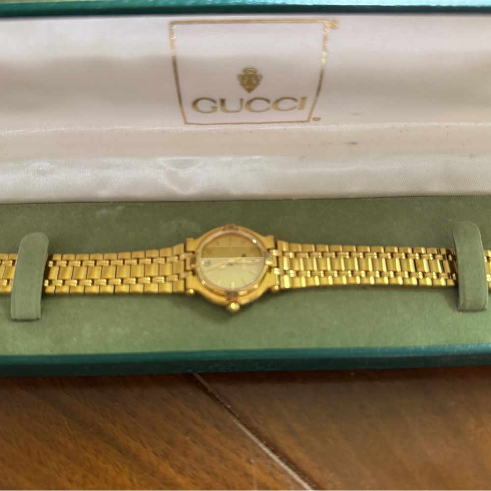 Gucci Gold Luxury Watch